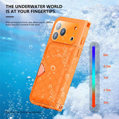 SHELLBOX for iPhone 17 Pro Waterproof Case IP68 2m Shockproof Phone Cover with Strap