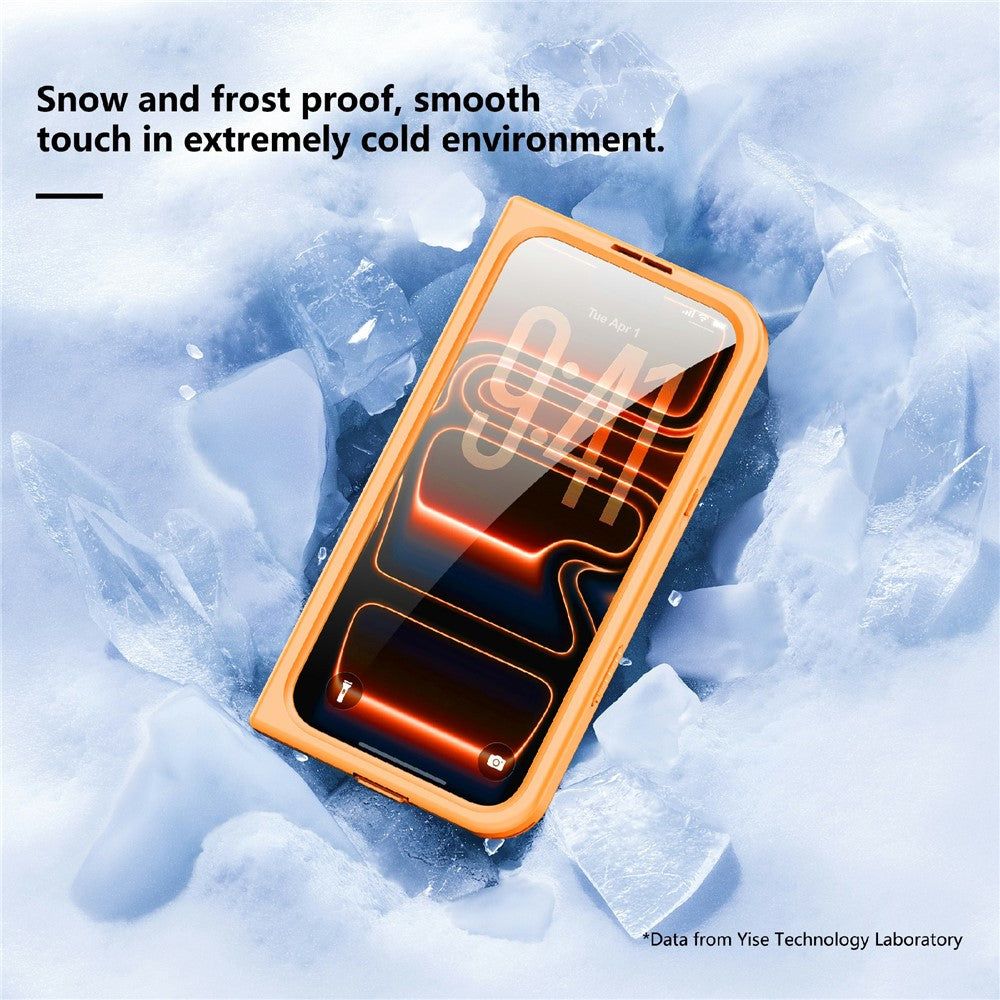 SHELLBOX for iPhone 17 Pro Waterproof Case IP68 2m Shockproof Phone Cover with Strap