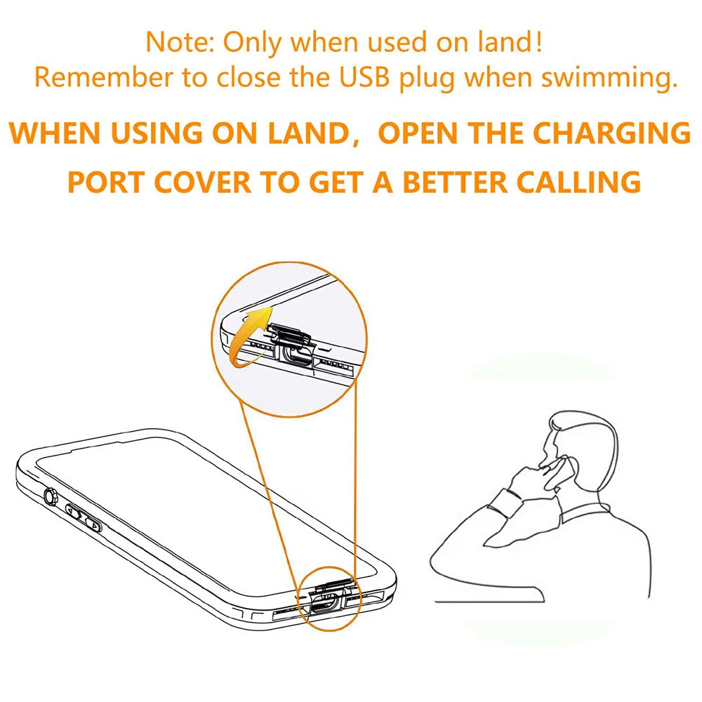 SHELLBOX for iPhone 17 Pro Waterproof Case IP68 2m Shockproof Phone Cover with Strap