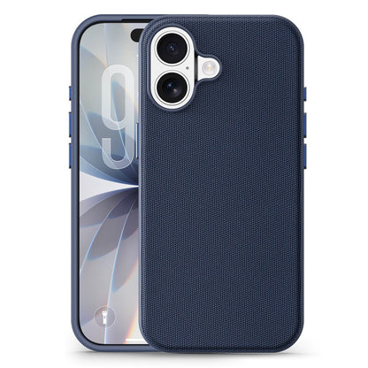 For iPhone 17 Magnetic Case Tech Fabric Coated TPU + PC Anti-Drop Phone Cover