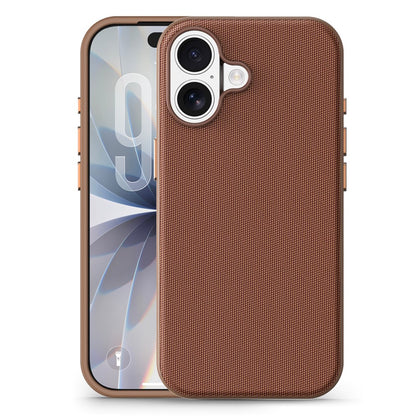 For iPhone 17 Magnetic Case Tech Fabric Coated TPU + PC Anti-Drop Phone Cover