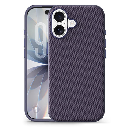 For iPhone 17 Magnetic Case Tech Fabric Coated TPU + PC Anti-Drop Phone Cover