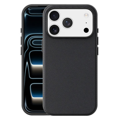 For iPhone 17 Pro Magnetic Case Tech Fabric Coated TPU + PC Anti-Drop Phone Cover