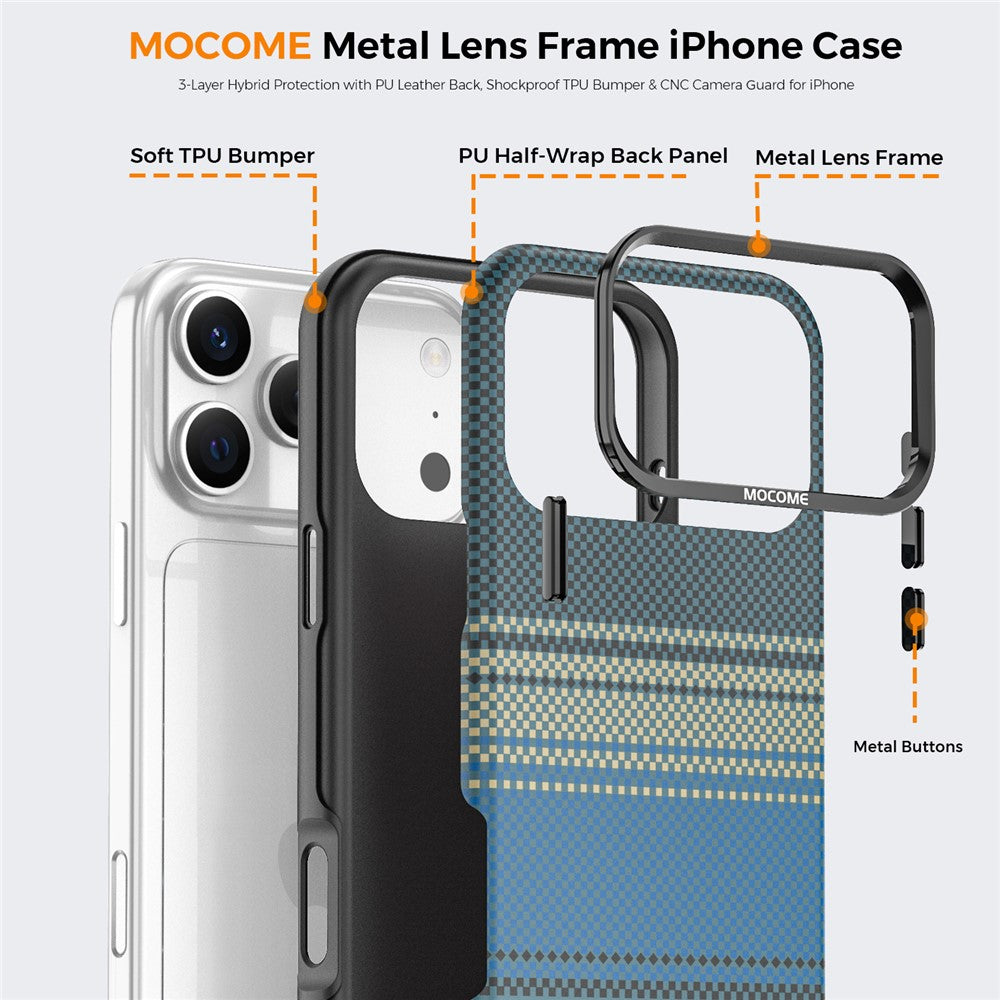 For iPhone 17 Pro Magnetic Case Gradient Rainbow Leather Coated TPU + PC Hybrid Shockproof Cover