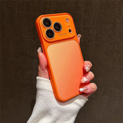 For iPhone 17 Pro Max Case Gradient TPU + PC Precise Cutout Protective Phone Cover with Lens Film