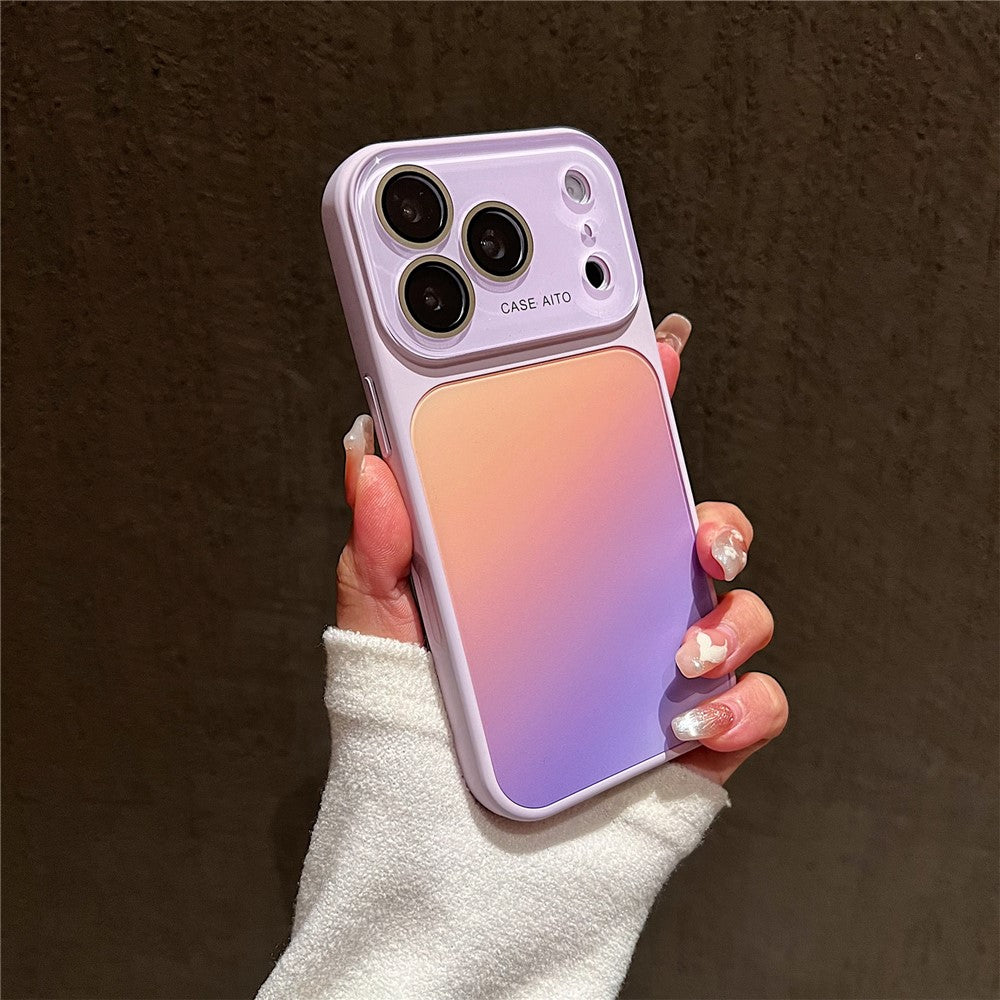 For iPhone 17 Pro Max Case Gradient TPU + PC Precise Cutout Protective Phone Cover with Lens Film