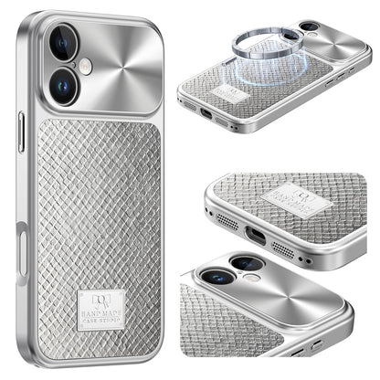For iPhone 17 Magnetic Case Snake Pattern Anti-Scratch PU Leather + PC + TPU Phone Cover