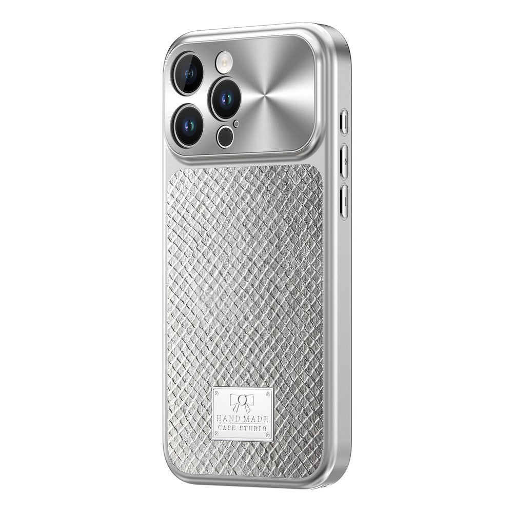 For iPhone 16 Pro Magnetic Case Snake Pattern Anti-Scratch PU Leather + PC + TPU Phone Cover