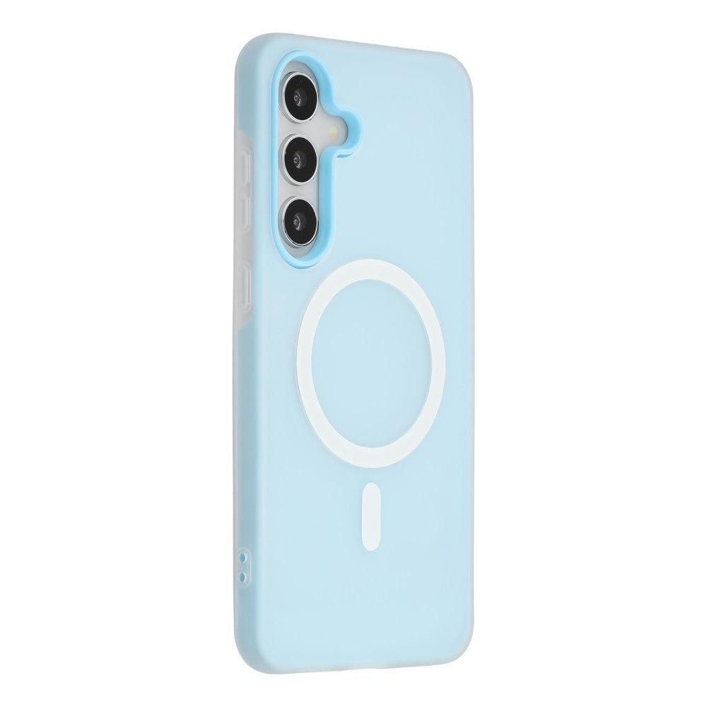 For Samsung Galaxy S26+ Magnetic Case PC + TPU Frosted Phone Cover