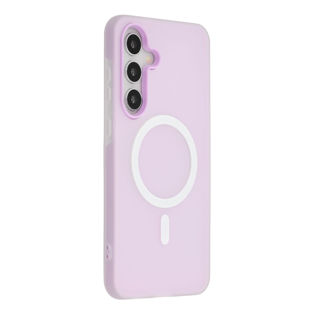 For Samsung Galaxy S26+ Magnetic Case PC + TPU Frosted Phone Cover