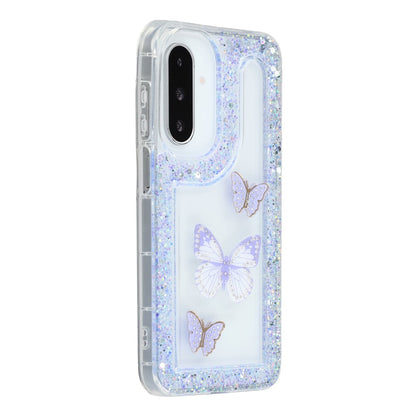 For Samsung Galaxy S26+ Case DIY Butterfly Glitter Epoxy Soft TPU Phone Back Cover