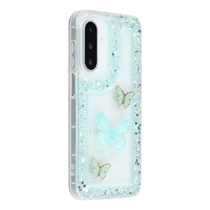 For Samsung Galaxy S26+ Case DIY Butterfly Glitter Epoxy Soft TPU Phone Back Cover