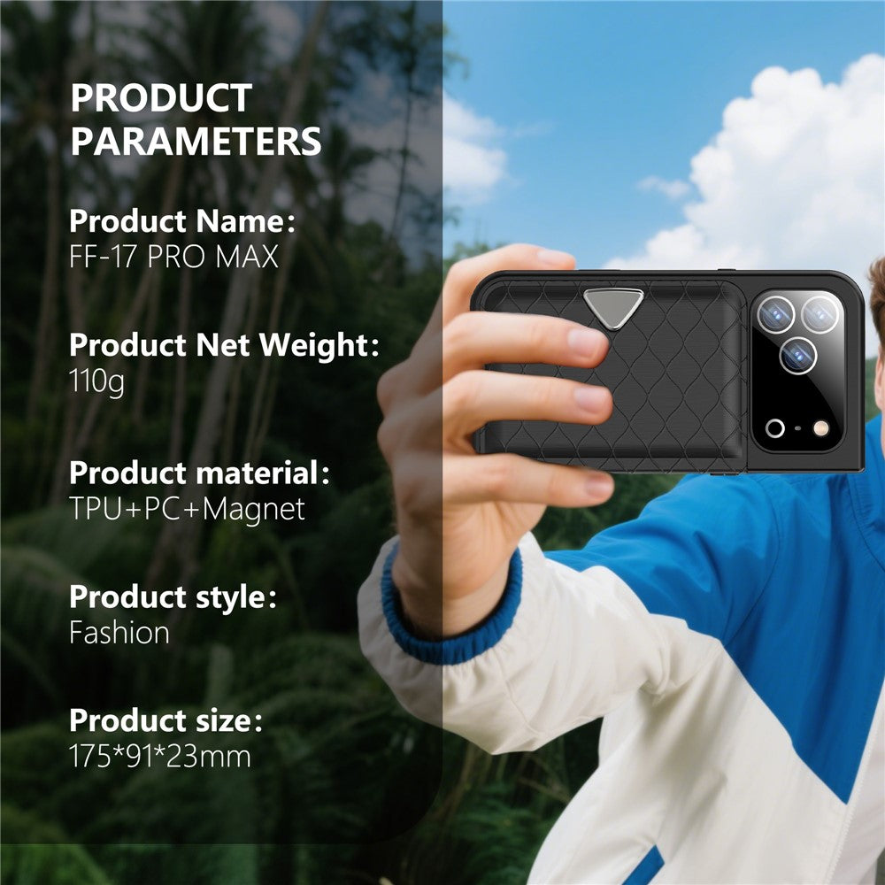 SHELLBOX for iPhone 17 Pro Max Waterproof Case IP68 2m Shockproof Phone Cover with Strap