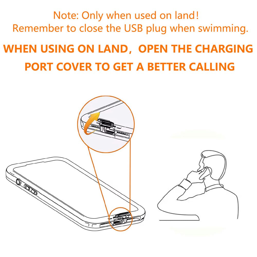 SHELLBOX for iPhone 17 Pro Max Waterproof Case IP68 2m Shockproof Phone Cover with Strap