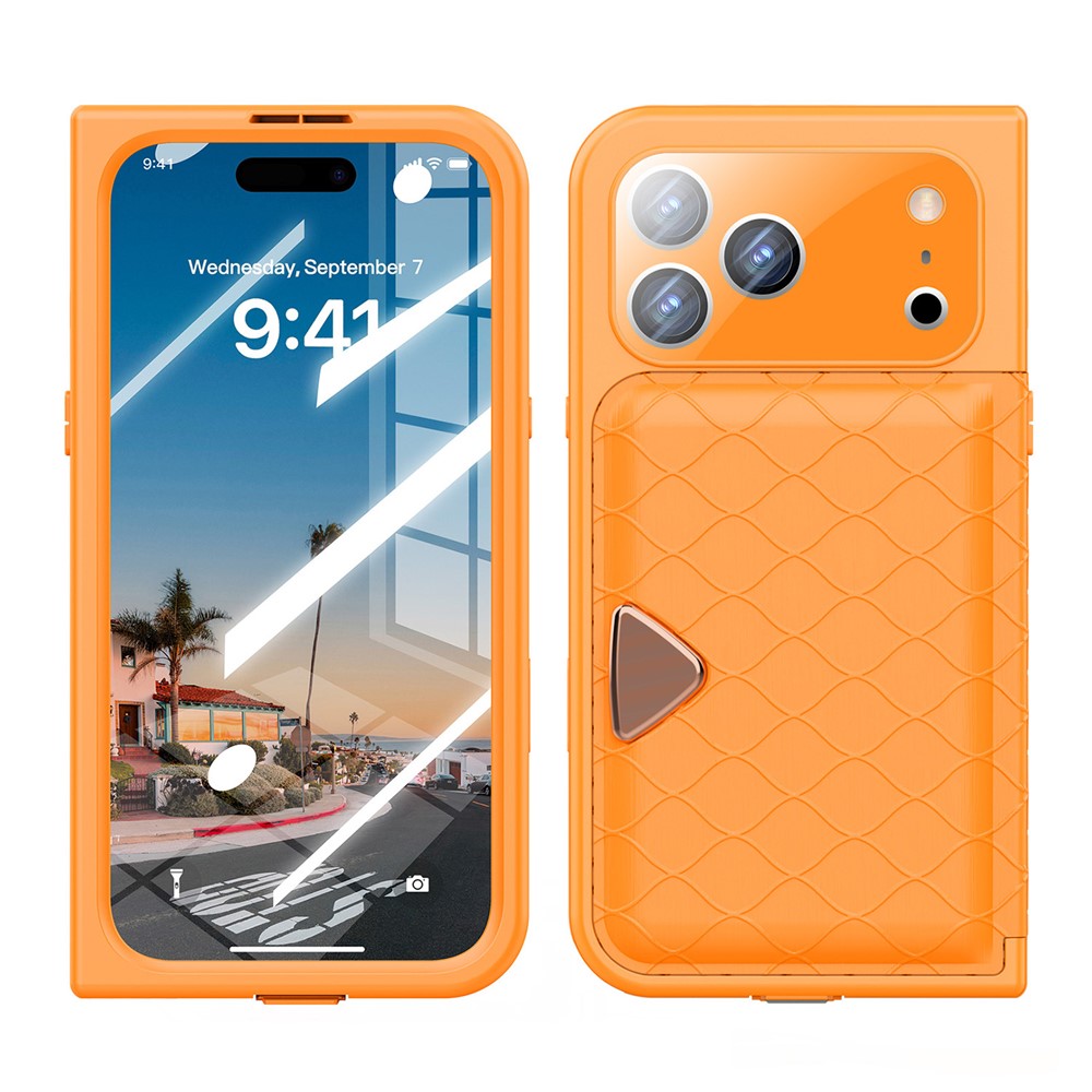 SHELLBOX for iPhone 17 Pro Max Waterproof Case IP68 2m Shockproof Phone Cover with Strap