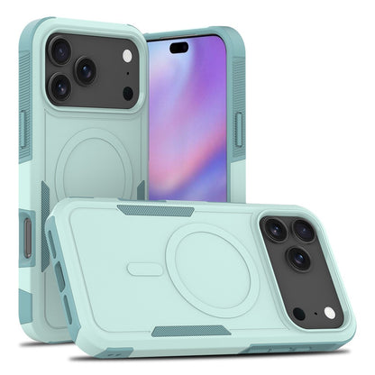 For iPhone 17 Pro Max Magnetic Case Dual Layer PC TPU Shockproof Phone Cover