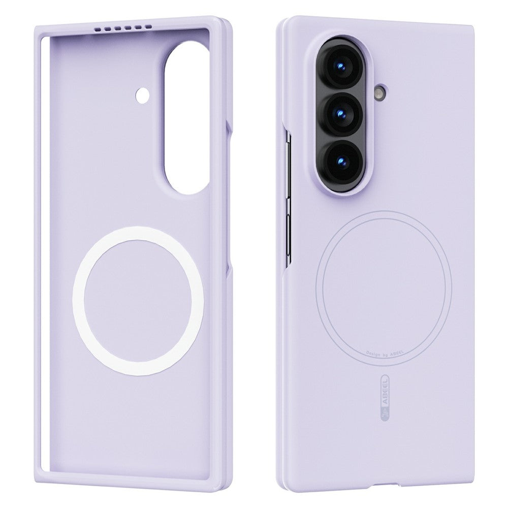 ABEEL Magnetic Case For Samsung Galaxy Z Fold8 Ultra Skin Touch Liquid Silicone Phone Back Cover