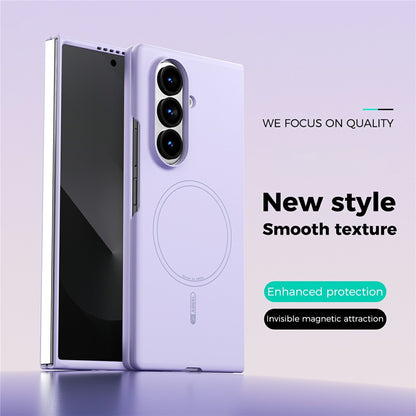 ABEEL Magnetic Case For Samsung Galaxy Z Fold8 Ultra Skin Touch Liquid Silicone Phone Back Cover
