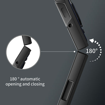 For Samsung Galaxy Z Fold8 Ultra Case with Slide Camera Lid PC + TPU Kickstand Phone Cover