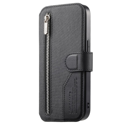For Samsung Galaxy S25 Ultra Magnetic Case RFID Blocking Detachable Wallet Stand Cloth Texture Leather Phone Cover