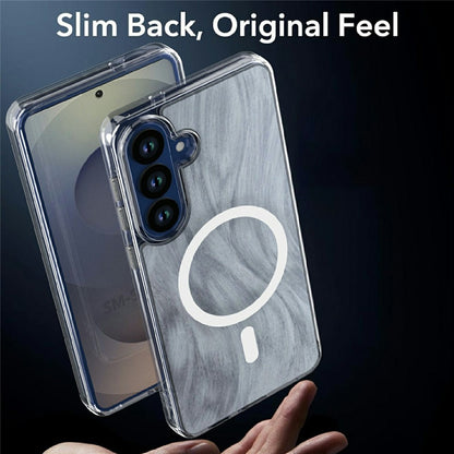 For Samsung Galaxy S26+ Magnetic Case Foxtail Pattern TPU + Acrylic Shockproof Phone Cover