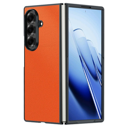 For Samsung Galaxy Z Fold8 Ultra Case PU Leather Coated PC Anti-Drop Folding Phone Cover