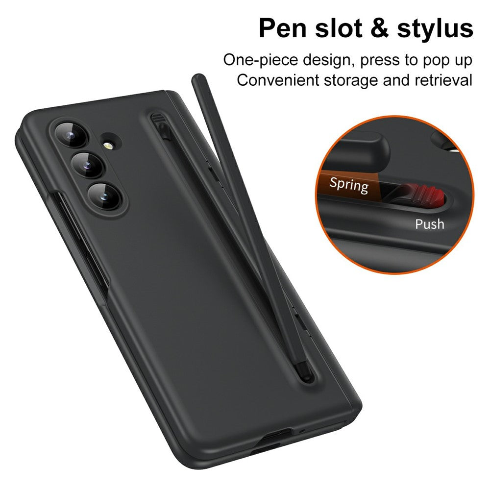 For Samsung Galaxy Z Fold8 Ultra Case Kickstand PC Phone Back Cover with Stylus and Tempered Glass Film