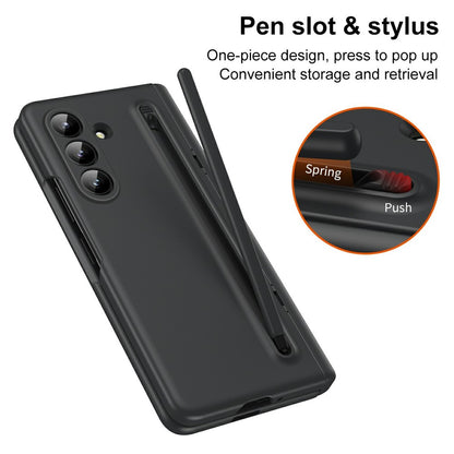For Samsung Galaxy Z Fold8 Ultra Case Kickstand PC Phone Back Cover with Stylus and Tempered Glass Film