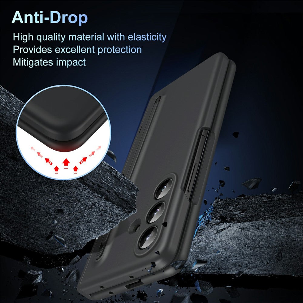 For Samsung Galaxy Z Fold8 Ultra Case Kickstand PC Phone Back Cover with Stylus and Tempered Glass Film