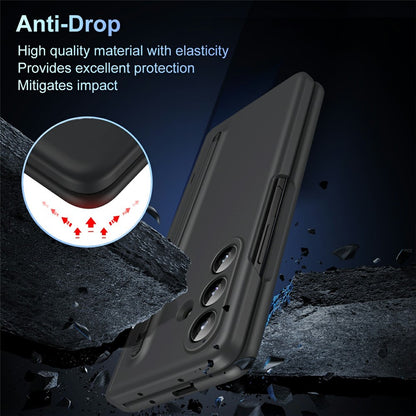 For Samsung Galaxy Z Fold8 Ultra Case Kickstand PC Phone Back Cover with Stylus and Tempered Glass Film