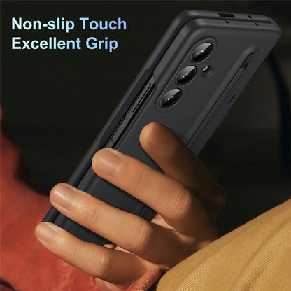 For Samsung Galaxy Z Fold8 Ultra Case Kickstand PC Phone Back Cover with Stylus and Tempered Glass Film