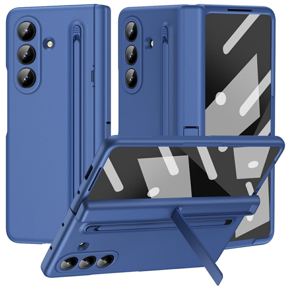 For Samsung Galaxy Z Fold8 Ultra Case Kickstand PC Phone Back Cover with Stylus and Tempered Glass Film