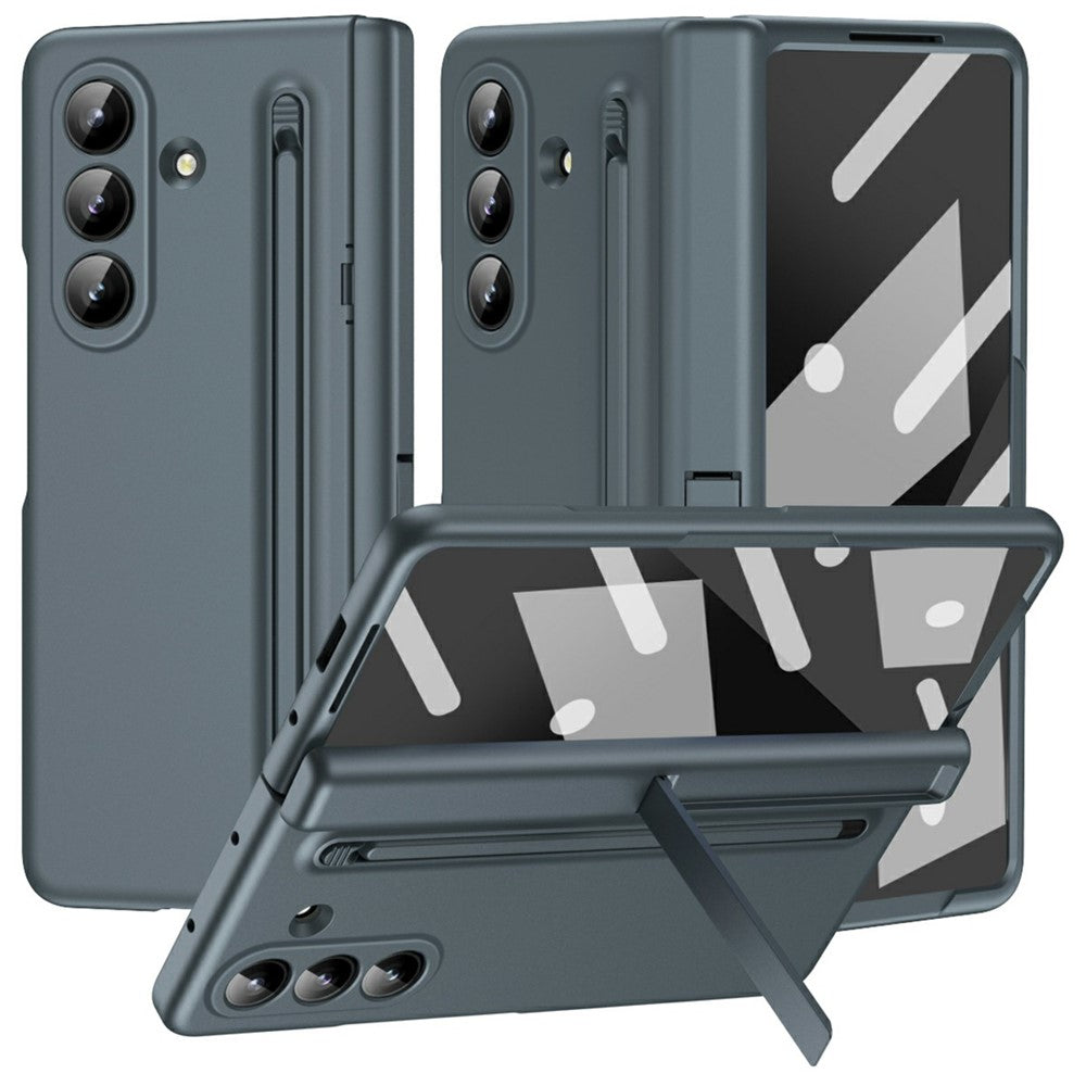 For Samsung Galaxy Z Fold8 Ultra Case Kickstand PC Phone Back Cover with Stylus and Tempered Glass Film
