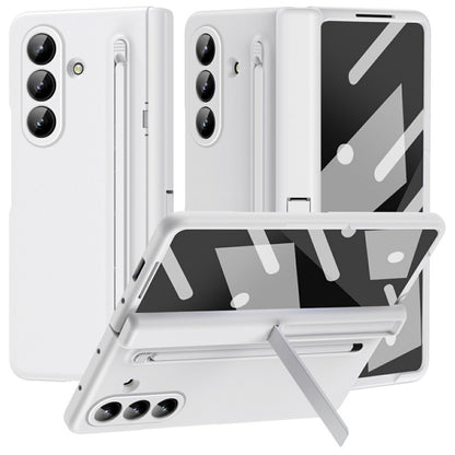 For Samsung Galaxy Z Fold8 Ultra Case Kickstand PC Phone Back Cover with Stylus and Tempered Glass Film
