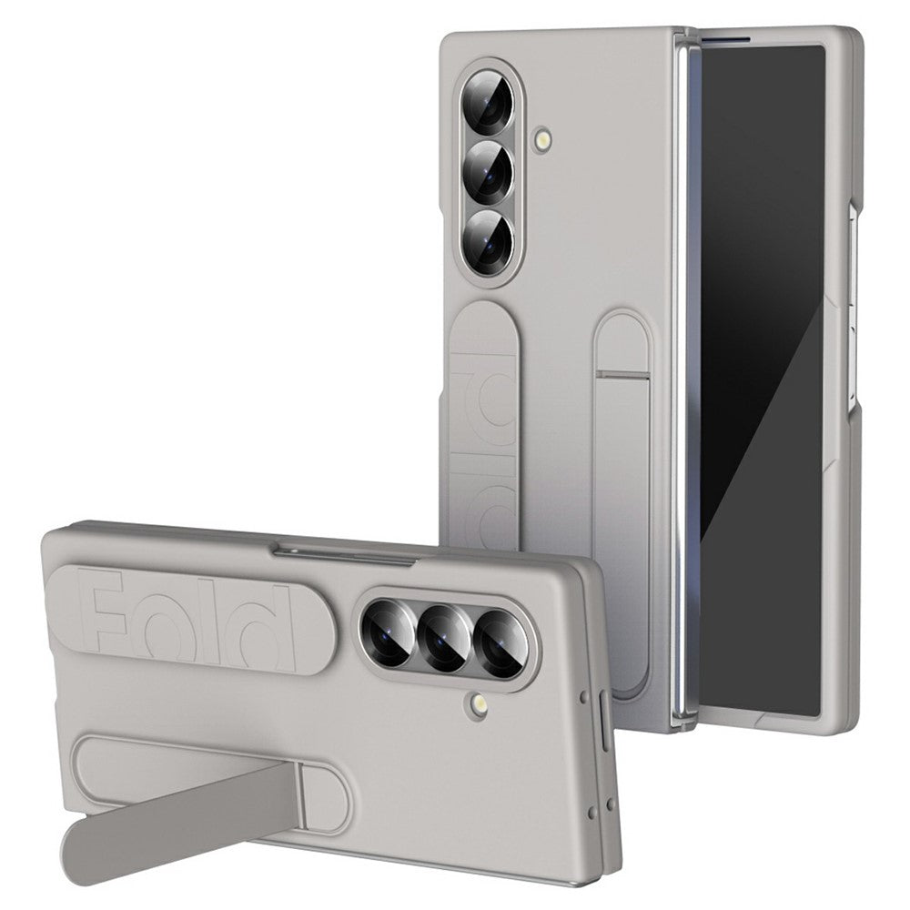 For Samsung Galaxy Z Fold8 Ultra Phone Case Kickstand Wristband PC Silicone Mobile Cover