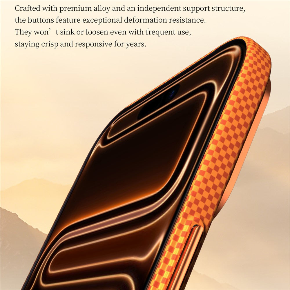 SULADA for iPhone 17 Pro Max Case Golden Mountain Pattern Skin-Feel Hard PC Slim Phone Cover