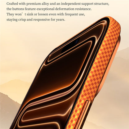 SULADA for iPhone 17 Pro Max Case Golden Mountain Pattern Skin-Feel Hard PC Slim Phone Cover