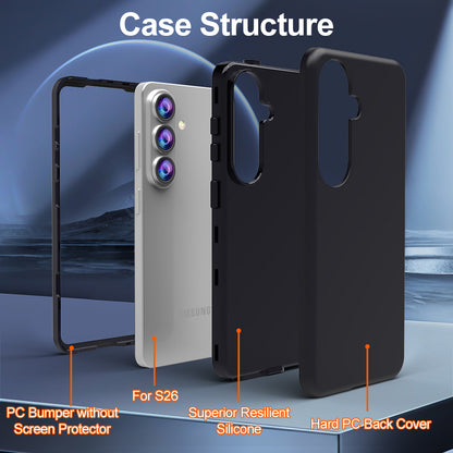 For Samsung Galaxy S26+ GW03 Case TPU + PC Phone Cover Dual Layer Shockproof