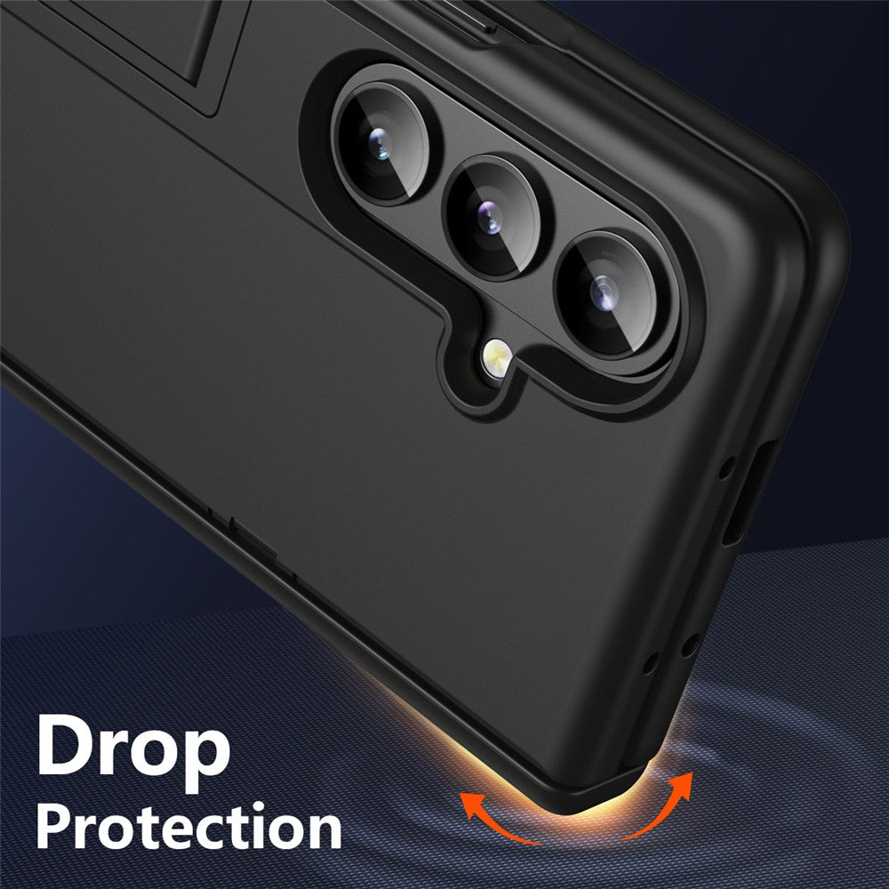 For Samsung Galaxy Z Fold8 Ultra Case Hard PC Anti-Drop Phone Cover with Kickstand / HD Screen Protector