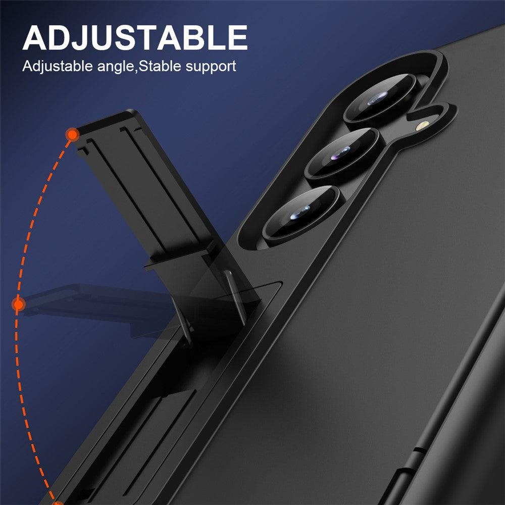 For Samsung Galaxy Z Fold8 Ultra Case Hard PC Anti-Drop Phone Cover with Kickstand / HD Screen Protector