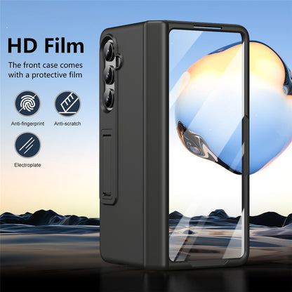 For Samsung Galaxy Z Fold8 Ultra Case Hard PC Anti-Drop Phone Cover with Kickstand / HD Screen Protector