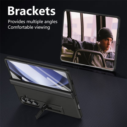 For Samsung Galaxy Z Fold8 Ultra Case Hard PC Anti-Drop Phone Cover with Kickstand / HD Screen Protector
