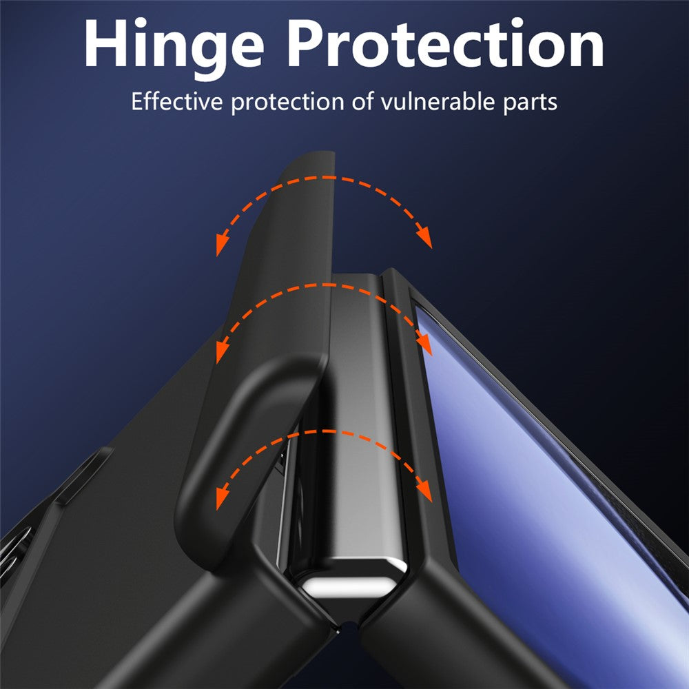 For Samsung Galaxy Z Fold8 Ultra Case Hard PC Anti-Drop Phone Cover with Kickstand / HD Screen Protector