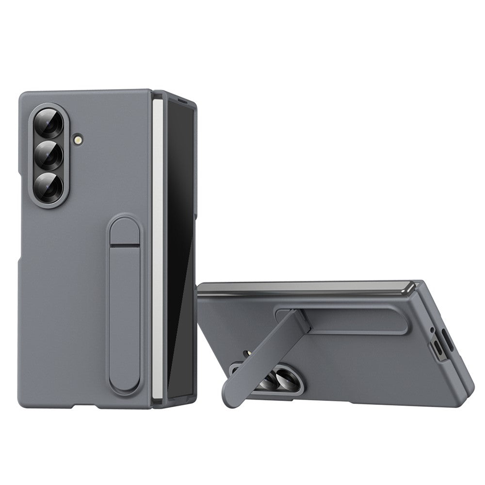 For Samsung Galaxy Z Fold8 Ultra Case Kickstand PC Phone Cover with Alloy Lens Ring