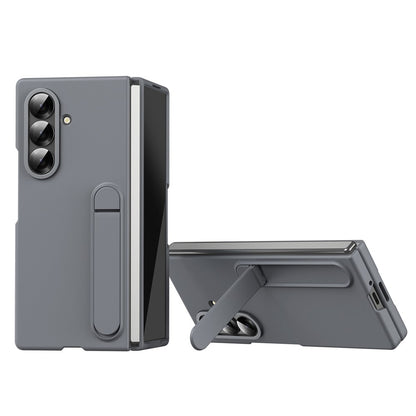For Samsung Galaxy Z Fold8 Ultra Case Kickstand PC Phone Cover with Alloy Lens Ring