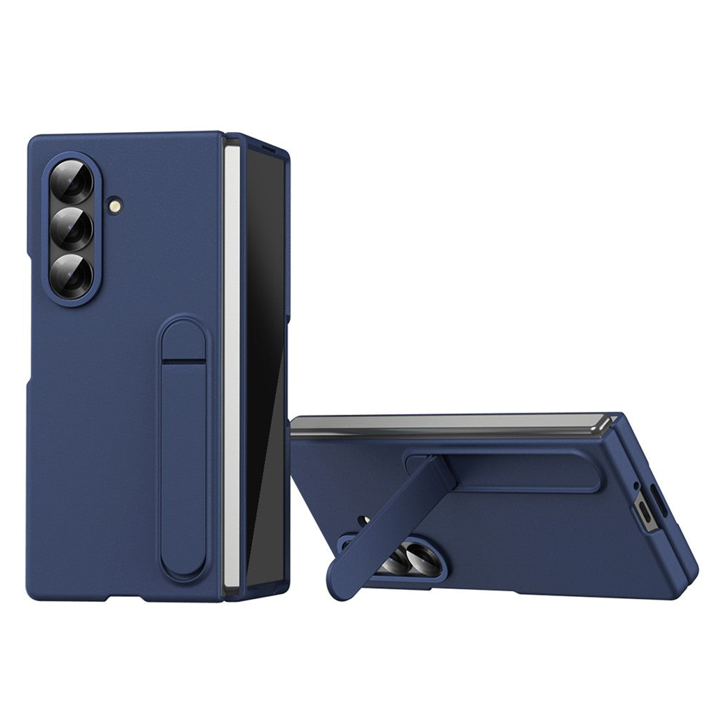 For Samsung Galaxy Z Fold8 Ultra Case Kickstand PC Phone Cover with Alloy Lens Ring