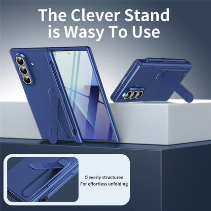 For Samsung Galaxy Z Fold8 Ultra Case Kickstand Hard PC Phone Cover with Tempered Glass Film / Stylus / Pen Slot