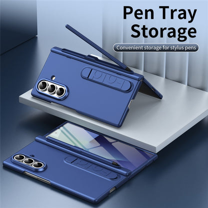 For Samsung Galaxy Z Fold8 Ultra Case Kickstand Hard PC Phone Cover with Tempered Glass Film / Stylus / Pen Slot