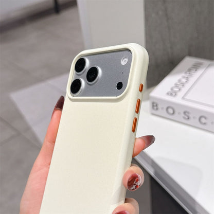 For iPhone 17 Pro Max Magnetic Case Matte Texture Anti-fingerprint Shockproof PC + TPU Phone Cover