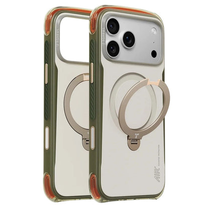 TORRAS Ostand Q3 Air Pro Series for iPhone 17 Pro Max Magnetic Case Rotating Kickstand Shockproof PC + TPU Phone Cover